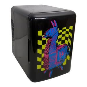 FORTNITE Loot Llama 6 Can Mini Fridge LED Lights Thermoelectric Cooling NO CORD